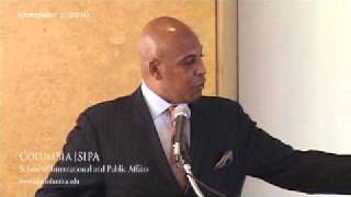 2010 David N. Dinkins Leadership and Public Policy Forum: Economic Recovery In the Cities - Pt 1