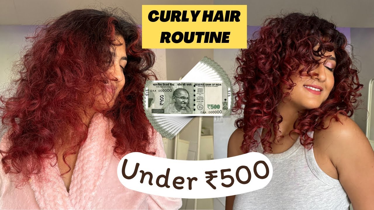 How to Rock Your Curls on a Budget in 2024! Affordable Curly Hair Routine Under Rs 500 💁‍♀️