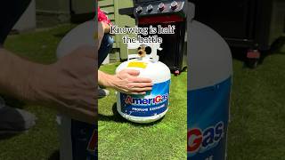 How to check your propane level without a gauge