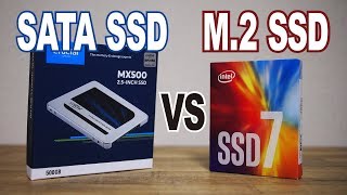 SATA SSDとM.2 SSDを比較します。Crucial MX500 VS Intel SSD 760p M.2