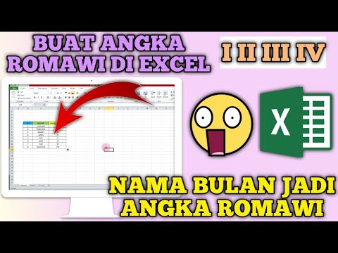 Cara Mengubah Nama Bulan Menjadi Angka Romawi di Microsoft Excel