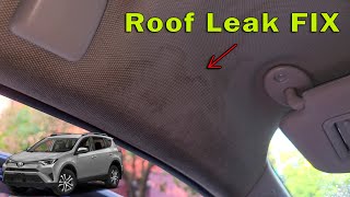 How to FIX a car&#39;s roof leak?