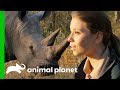 Bindi Has a Magical White Rhino Encounter in the African Bush | Crikey! It's The Irwins