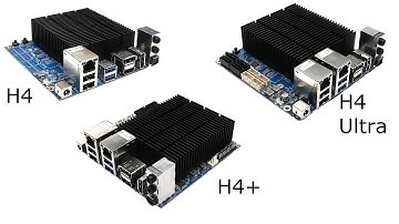 Odroid H4 single board x86 computer - three new models