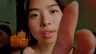 ASMR Gently Touching & Tracing Across Your Face To Make You Sleepy 🧸 with Soft Whispers