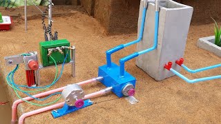 How to make water pump science project | 220volt Transformer | Motor | Project