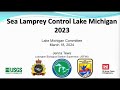 Lmc 4 sea lamprey control lake michigan 2023