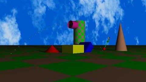 Bouncing projectile motion