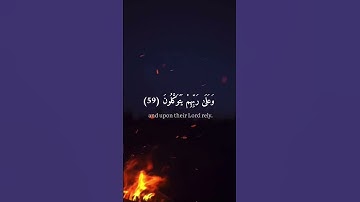 (الَّذِينَ صَبَرُوا وَعَلَىٰ رَبِّهِمْ يَتَوَكَّلُونَ ) القارئ عبد الرحمان مسعد