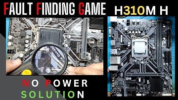 GIGABYTE H310M H NO POWER SOLUTION #gigabyte #H310 #motherboardrepair