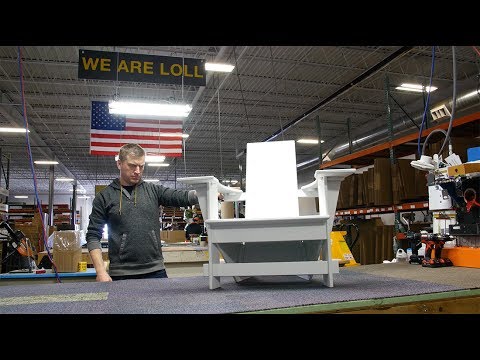 Manufacturing The Westport Adirondack Chair Made In Usa Youtube