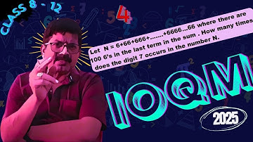 IOQM 2025/PROBLEM 4/🔥Interesting Number Theory Problem #numbertheory #IOQM 2025 /#ioqmpreparation