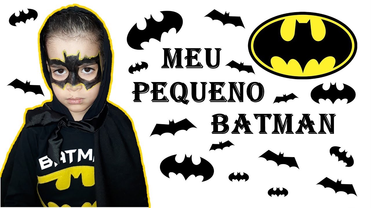 PINTURA DE ROSTO // BATMAN / CAIO E LUIZA - YouTube