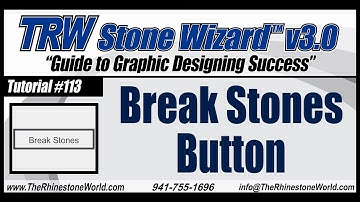 TRW Stone Wizard 3 0 Tutorial Video 113 Break Stones Button