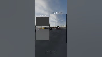 Viewport vs Final Render. @Krunal_visions #b3d #3danimation  #cgi #animationshorts