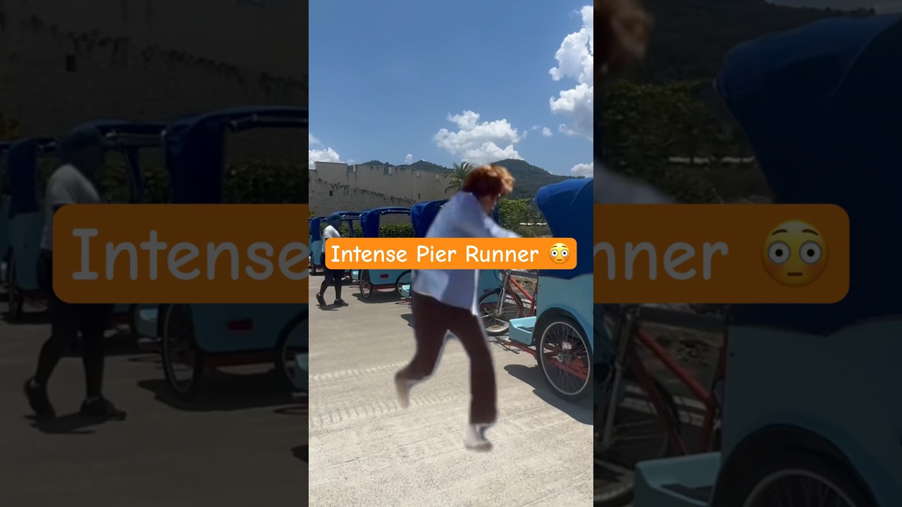 👀When Pier Runners Get Crazy 🏃🏻♂️#pierrunner #cruiselife #cruise