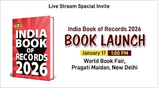 India Book of Records, 2026 Edition Book Launch || World Book Fair @Indiabookofrecordsofficial
India Book of Records, 2026 Edition Book Launch || World Book Fair @Indiabookofrecordsofficial India Book of Records, 2026 Edition Book Launch || World Book Fair @Indiabookofrecordsofficial