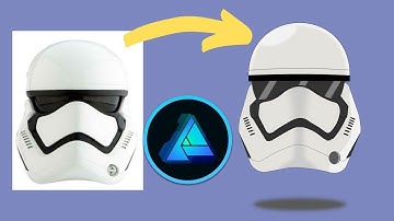 Vectorized stormtrooper (time lapse)  Affinity Designer