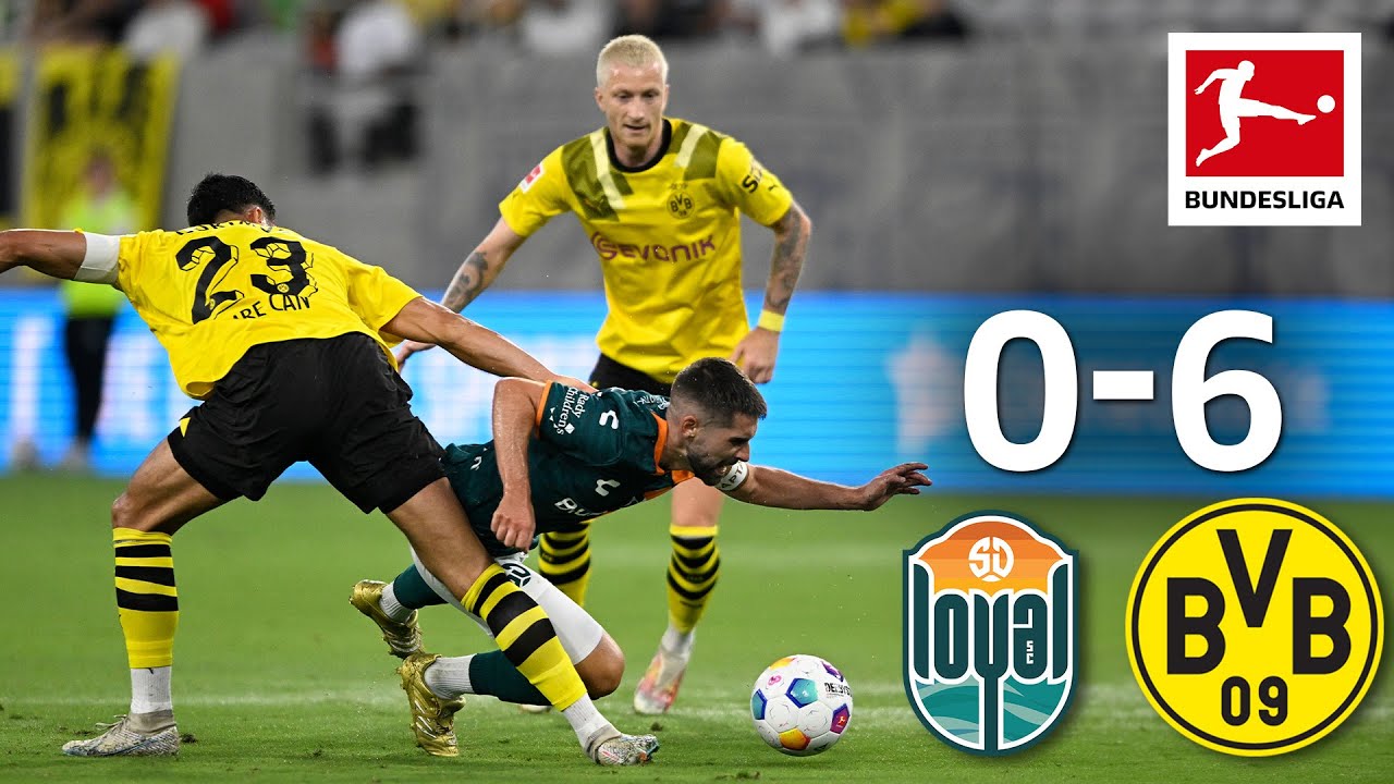 Goal-Fest and Reus's Magical Free-Kick: Borussia Dortmund 6-0 San Diego Loyal! | Highlights