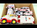 救急車のミニカーが走ります！サイレンありで坂道走行☆緊急走行｜Ambulance minicar runs in an emergency with sirens!