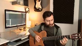 Video thumbnail of "Hasret - Tanju Okan (Fingerstyle Gitar Cover)"