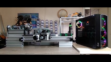 DIY CNC Lathe controlled with MACH3 build by #Hayri #MACH3 #PCBWay com Part 4