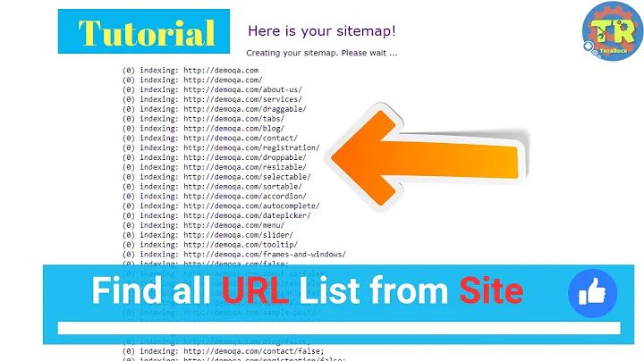 Web Crawler - Get All URLs List from a Website / Domain