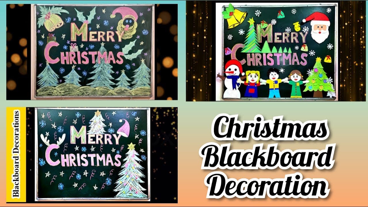 Christmas Blackboard decoration / Blackboard decoration / Blackboard