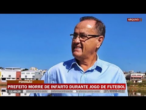 Prefeito de Perdigão morre de infarto durante jogo de futebol