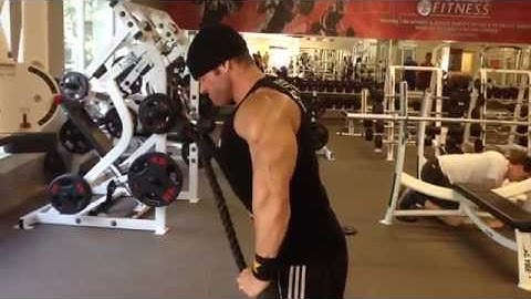 Double Rope Triceps Pushdowns For Maximal Arm Growth