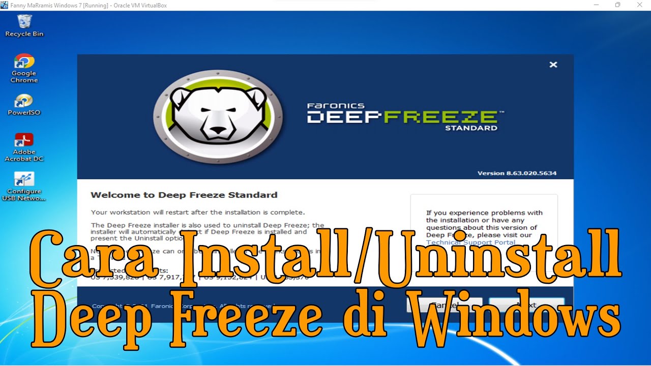 Cara Install Uninstall Deep Freeze di Windows YouTube