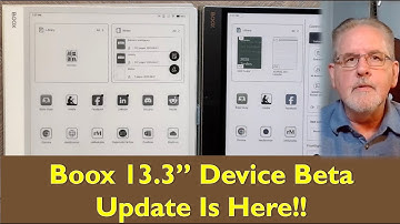 Boox Note Max and Tab XC:  Beta 4.1 Released Packed with Features!!