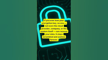 What Happens If You Lose Your Encryption Keys #shorts