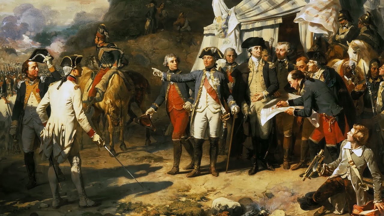 Surrender of Lord Cornwallis by John Trumbull, 1820