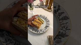 You’re a private chef and it’s finally your turn to eat #cookwithme #eggsandwich #girldinner #asmr