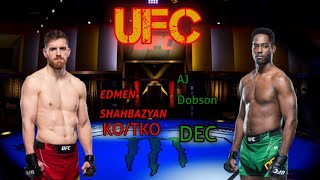 EDMEN SHAHBAZYAN VS AJ DOBSON | DEEPDIVE: UFC FIGHT NIGHT RIBAS VS NAMAJUNAS