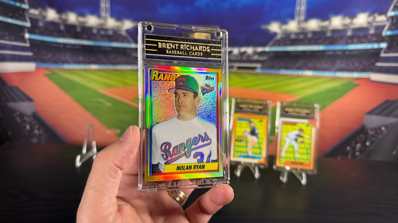 Потрясающие карточки Нолана Райана и РЕДКИЙ NOLY ГРААЛЬ!! 😃