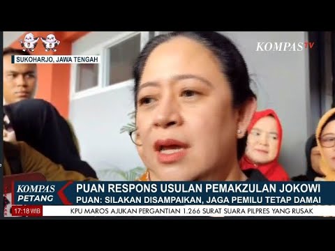 Ada Wacana Pemakzulan Jokowi, Begini Komentar Puan, Mahfud MD dan Cak imin