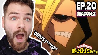 WHAT IS ALL...FOR...ONE?!!! | MY HERO ACADEMIA - EPISODE 20 | SEASON 2 | FIRST TIME REACTION
