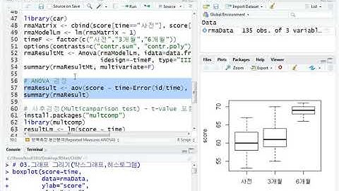 Ch08_05.R 분산분석(ANOVA)(Repeated measure ANOVA 1/2)05