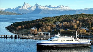 Dronevideo fra Storjord i Tysfjord