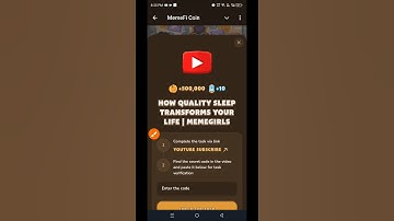How Quality Sleep Transforms Your Life | MemeGirls | Memefi Youtube Video Code
