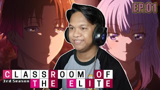 AYANOKOJI IS BACK!🔥 | Classroom of the Elite S3 Episode 1 Reaction