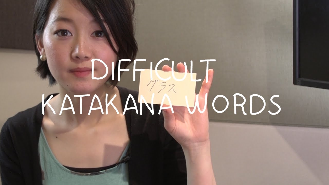 ⁣Weekly Japanese Words with Risa - Difficult Katakana Words