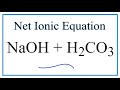 Understanding Net Ionic Equations