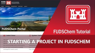Starting a Project in FUDSChem