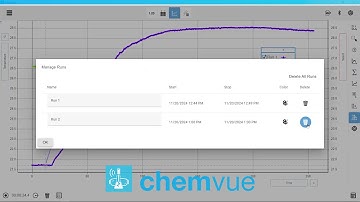 Delete a Data Run (Chemvue)