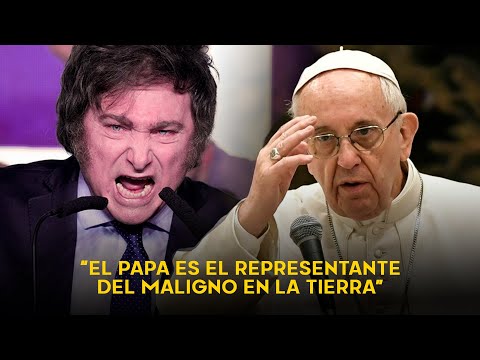 Milei llama "comunista" y "representante del maligno" al Papa y se proclama provida liberal