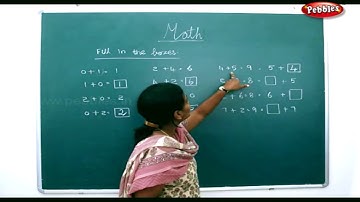 STD 4TH MATHS | Learn Maths - Fill in the boxes - Addition