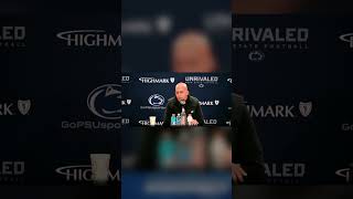 James Franklin&#39;s thoughts on Drew Allar&#39;s late game interception (AI)